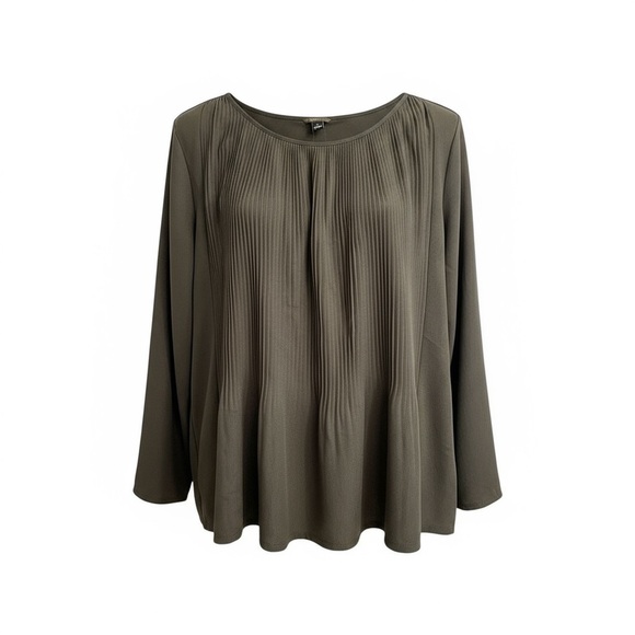 Ann Taylor Pleated Blouse - Picture 1 of 4